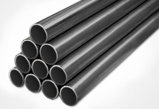 Steel Round Tube Black